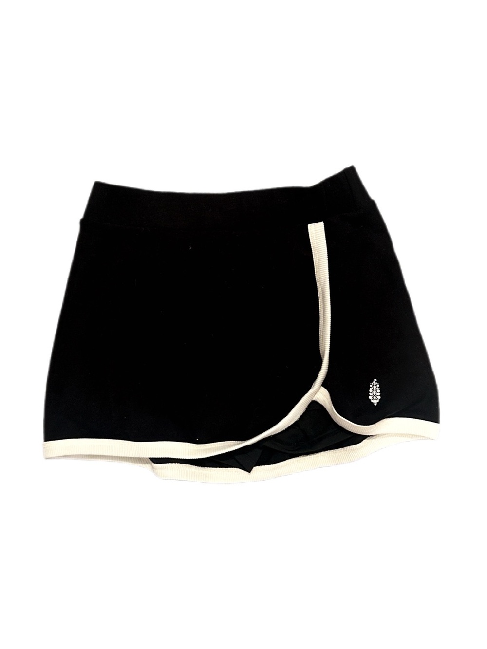 FP Movement by Free People Black Skort with White Contrast Trim